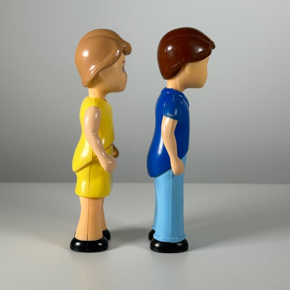 Vintage 90s Little Tikes Family Dolls Set Of 3 (93F) - Picture 5 of 9